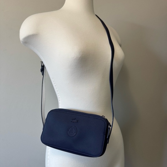 Lacoste Handbags - Lacoste Navy Crossbody Bag